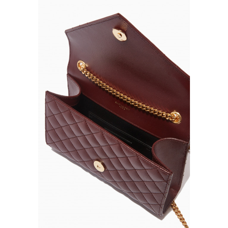 Saint Laurent - Small Envelope Bag in Mix Matelassé Leather