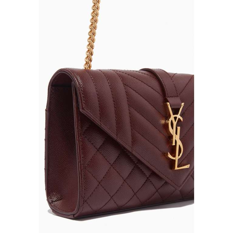 Saint Laurent - Small Envelope Bag in Mix Matelassé Leather