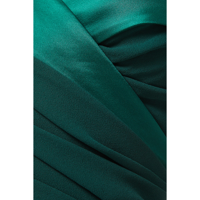 Rhea Costa - Off-shoulder Maxi Dress in Viscose