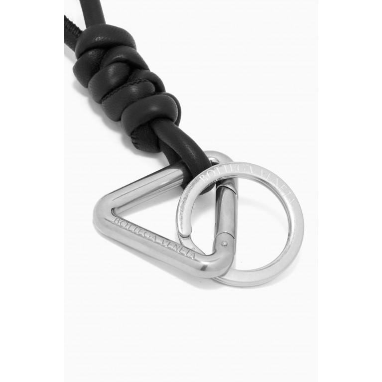 Bottega Veneta - Twist Key Ring in Lambskin Leather