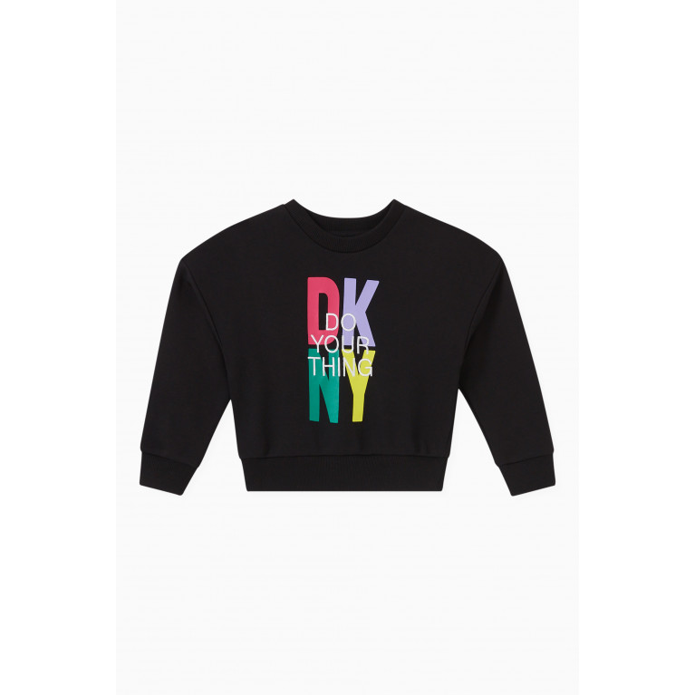 DKNY - Logo Sweatshirt in Cotton