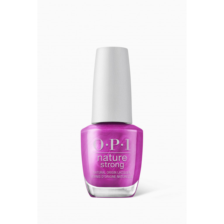 OPI - Thistle Make You Bloom Nature Strong Nail Polish, 0.5 fl oz Pink