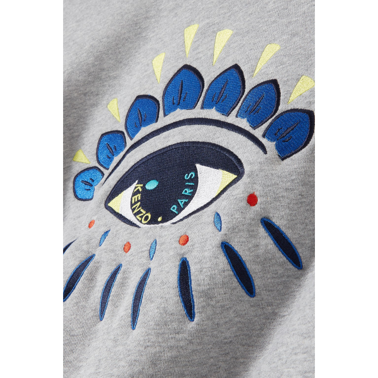 KENZO KIDS - Embroidered Eye Sweatshirt in Fleece