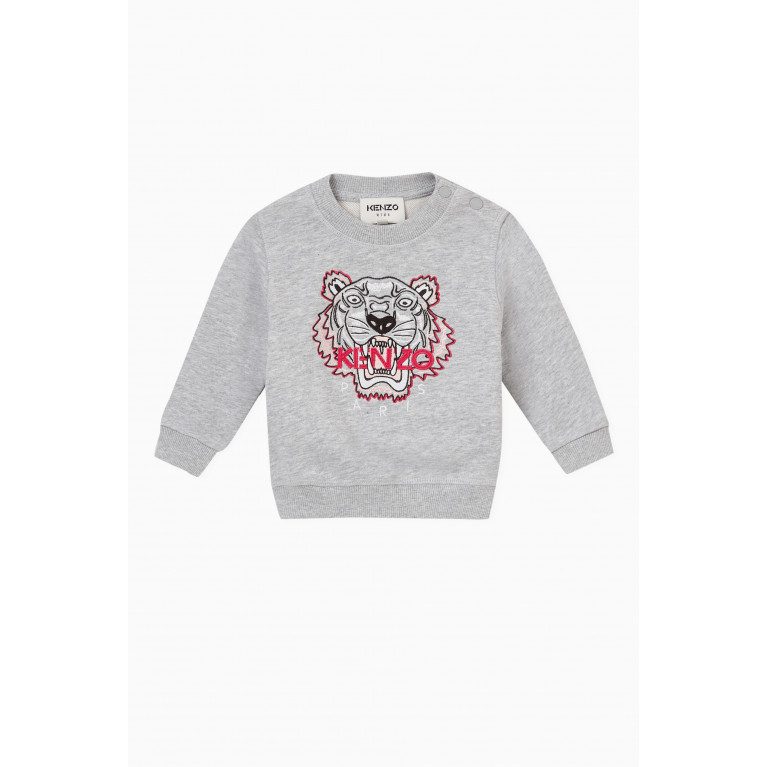 KENZO KIDS - Tiger Sweatshirt in Cotton
