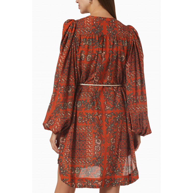 Ulla Johnson - Nerissa Cover-up Dress in Cotton Red