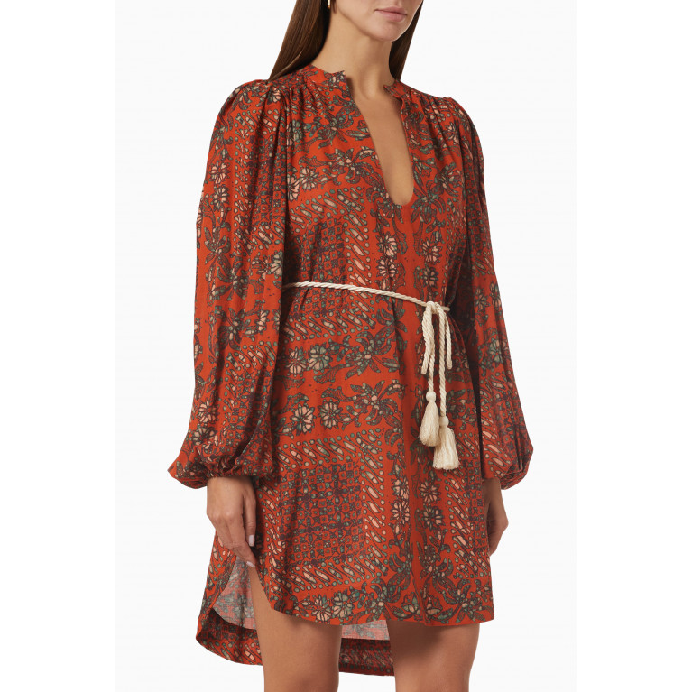 Ulla Johnson - Nerissa Cover-up Dress in Cotton Red