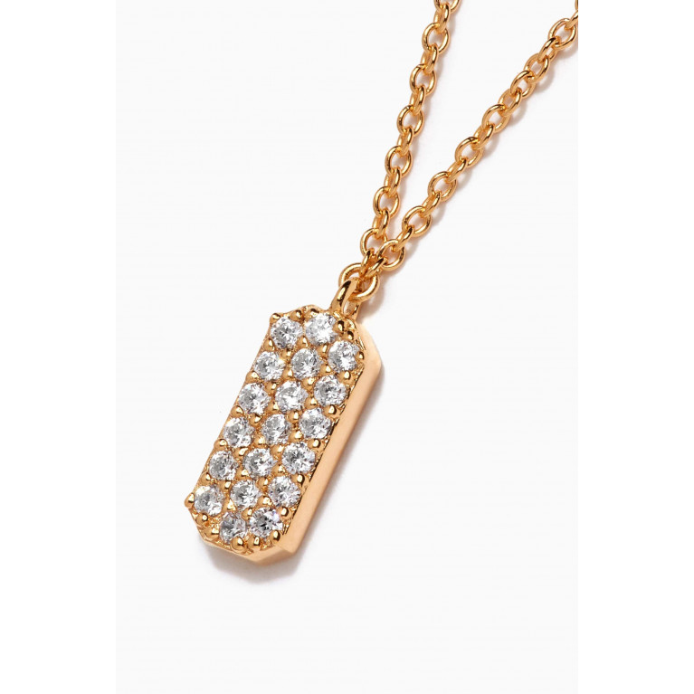 PDPAOLA - Icy Necklace in 18kt Gold-plated Sterling Silver