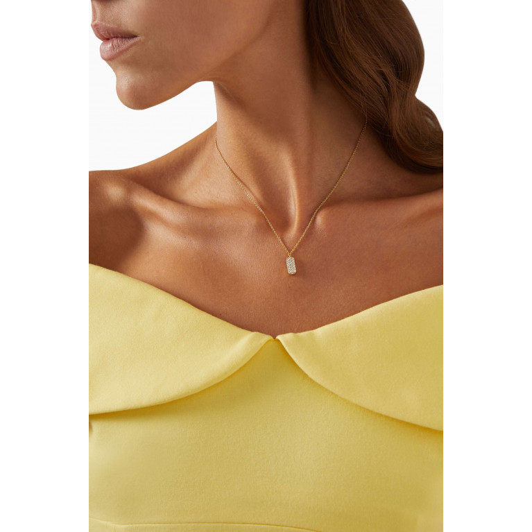 PDPAOLA - Icy Necklace in 18kt Gold-plated Sterling Silver