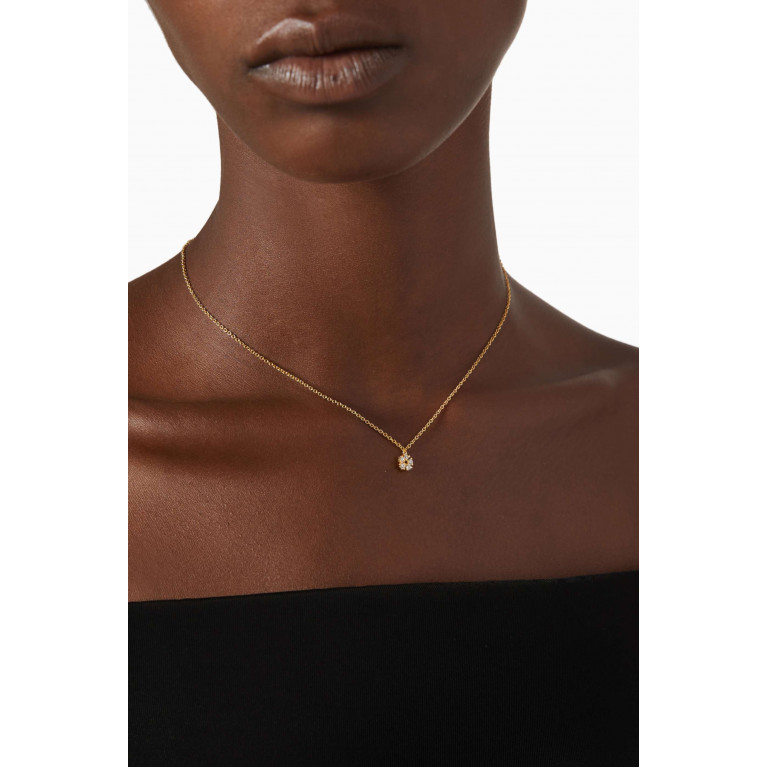 PDPAOLA - Daisy Necklace in 18kt Gold-plated Sterling Silver