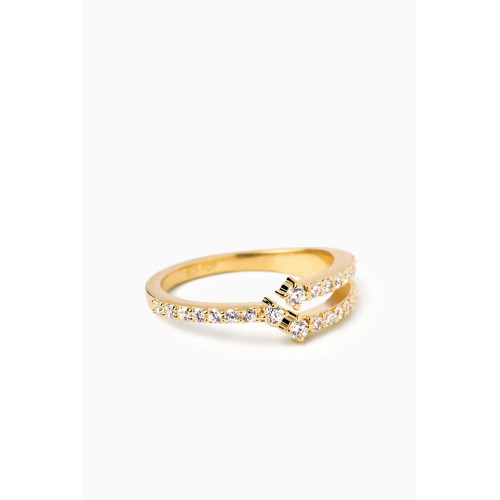 PDPAOLA - Sisi Ring in 18kt Gold-plated Sterling Silver
