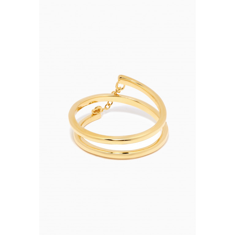 PDPAOLA - Giro Ring in 18kt Gold-plated Sterling Silver