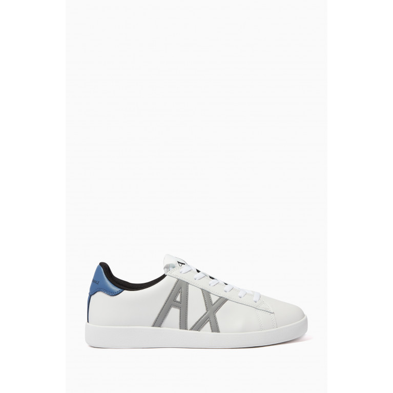 Armani Exchange - AX Low-top Sneakers in Leather White
