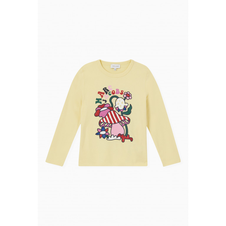 Marc Jacobs - Nature Print T-shirt in Jersey Yellow