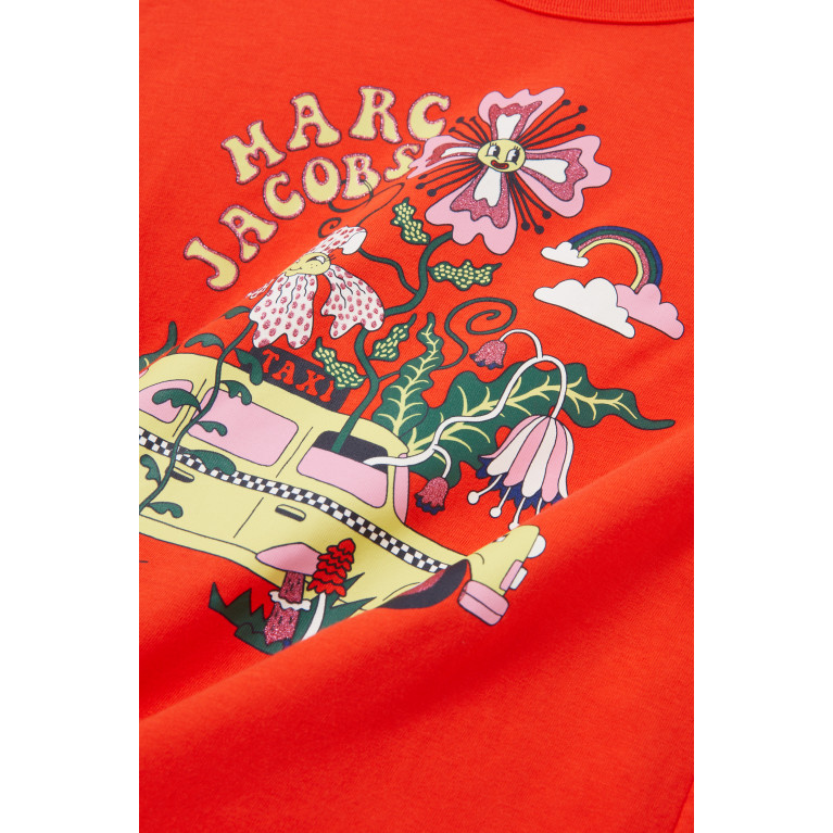 Marc Jacobs - Nature Print T-shirt in Jersey Orange