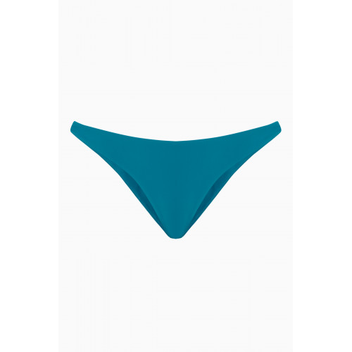 Anemos - The String Bikini Bottom in Stretch Nylon Blue