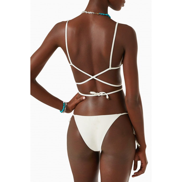 Anemos - The String Bikini Bottom in Stretch Nylon Neutral