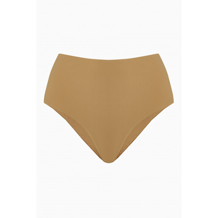 Anemos - High-waist Bikini Bottom in Stretch Nylon