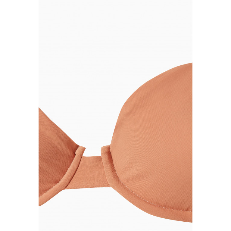 Anemos - Brigitte Underwire Bikini Top in Stretch Nylon Neutral