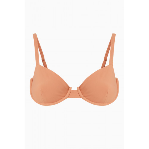 Anemos - Brigitte Underwire Bikini Top in Stretch Nylon Neutral