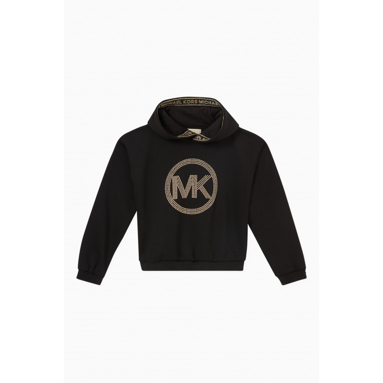 Michael Kors Kids - Logo Hoodie in Cotton