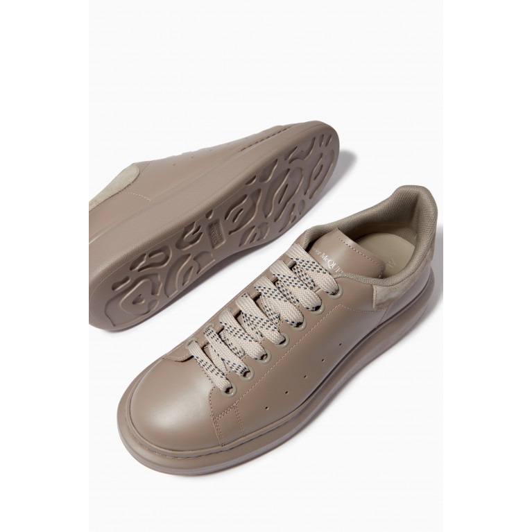 Alexander McQueen - Oversized Low-top Sneakers in Leather
