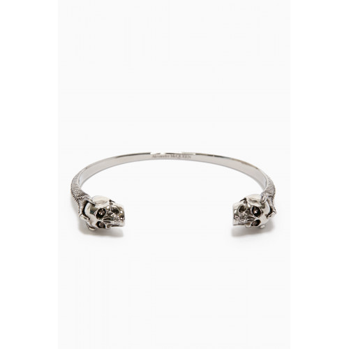 Alexander McQueen - Victorian Skull Cuff Bracelet in Brass
