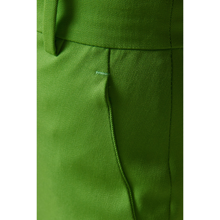 Alexander McQueen - High-waist Pants in Wool-blend