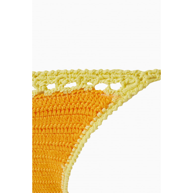 Solid & Striped - The Iris Bikini Brief in Cotton Crochet