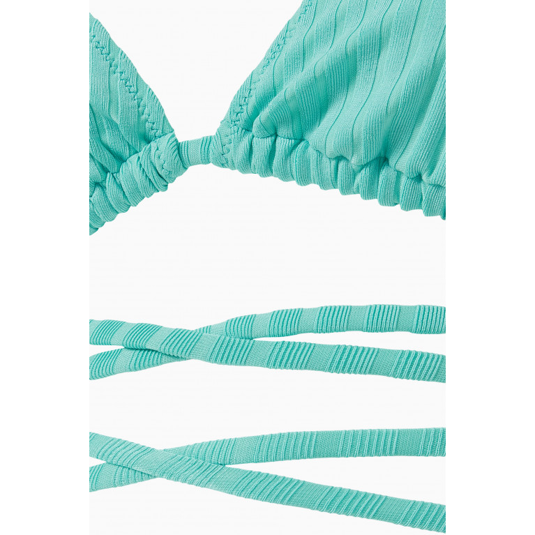 Solid & Striped - The Alexia Top in Rib-knit Nylon
