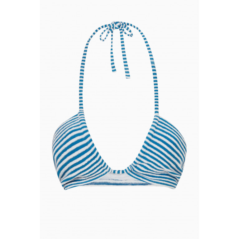 Solid & Striped - The Ryder Bikini Top in Terrycloth