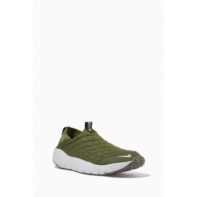 Nike - ACG Moc 3.5 Sneakers in Mixed Material Green