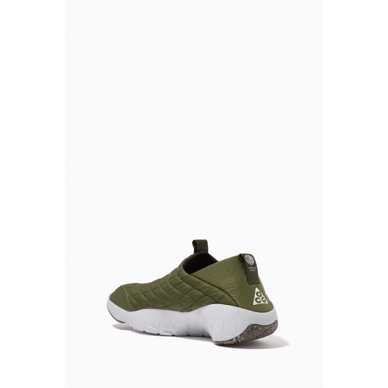 Nike - ACG Moc 3.5 Sneakers in Mixed Material Green