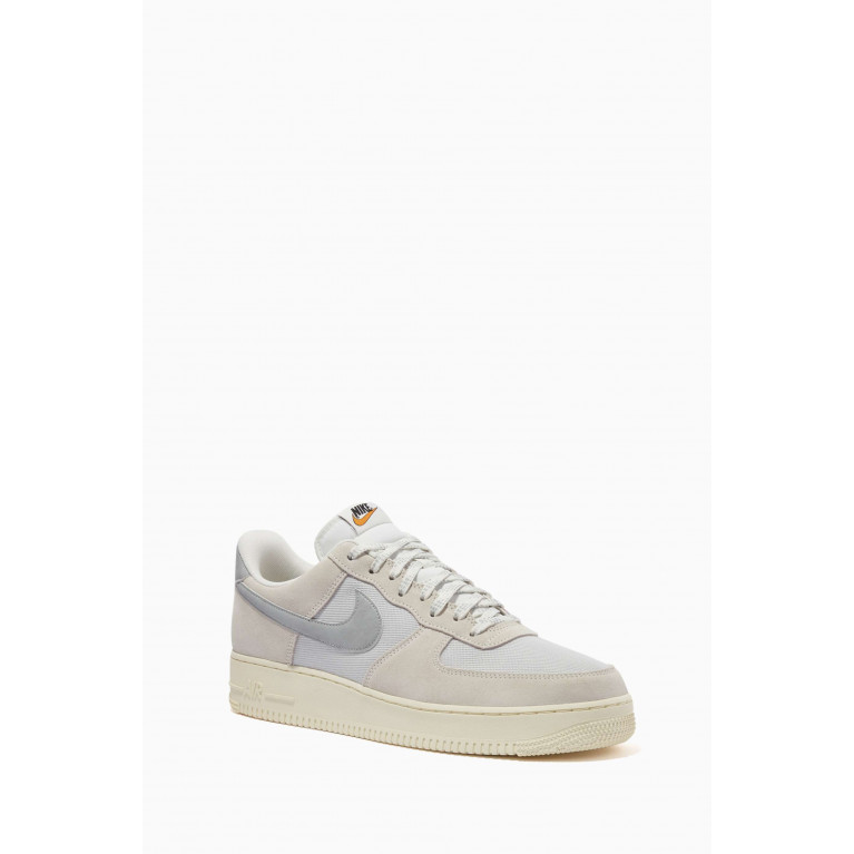 Nike - Air Force 1 '07 LV8 Vintage Sneakers in Leather & Textile Neutral