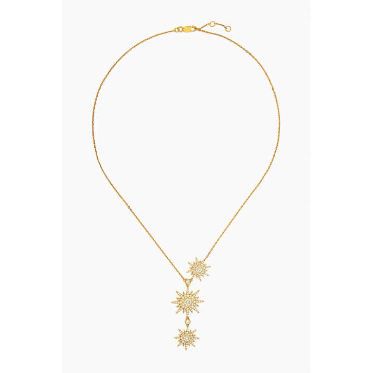 AQ by Aquae Jewels - Super Nova Enlight Necklace in Gold Vermeil