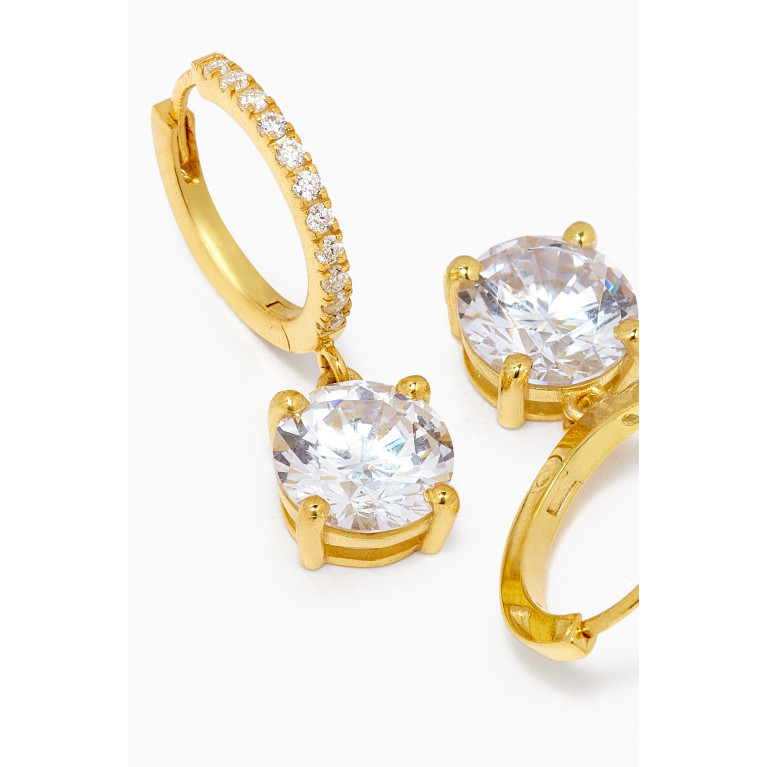 AQ by Aquae Jewels - Gala Earrings in Gold Vermeil