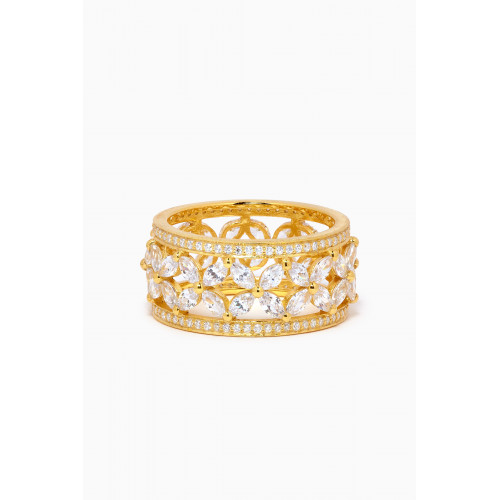 AQ by Aquae Jewels - Queen Filipina Ring in Gold Vermeil