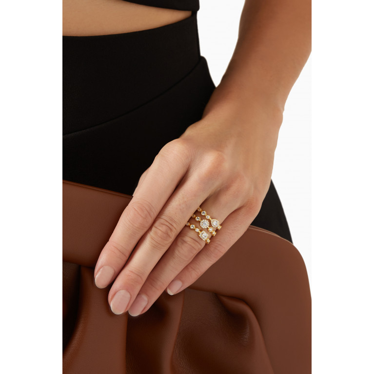 AQ by Aquae Jewels - Vetiver Ring in Gold Vermeil