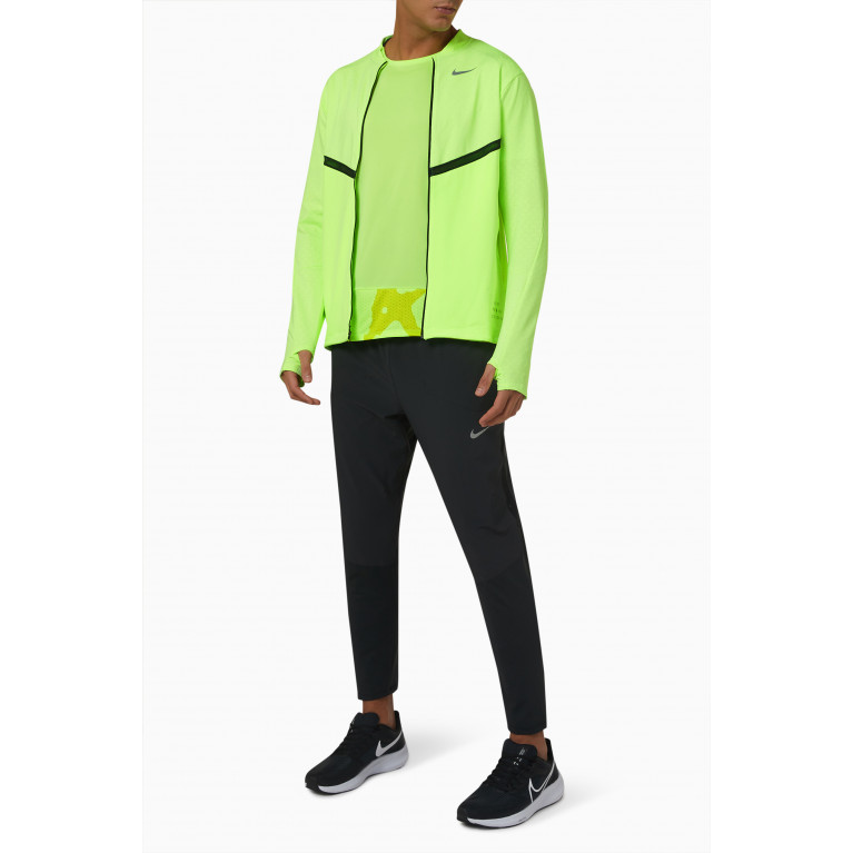 Nike Running - Dri-FIT Run Division Zip-up Running Top Green