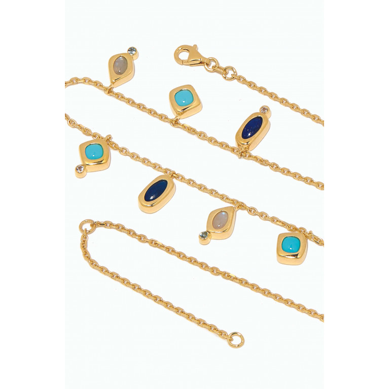 Awe Inspired - Ocean Dangle Necklace in 14kt Gold Vermeil