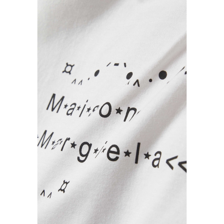 Maison Margiela - Font Generator Print T-shirt in Cotton Jersey
