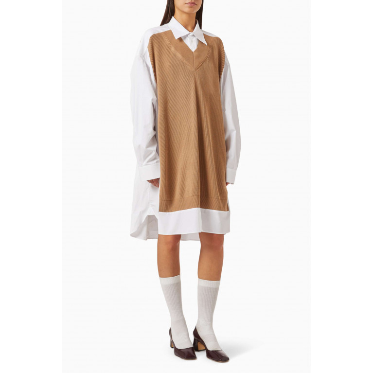 Maison Margiela - Oversized Shirt Dress in Cotton