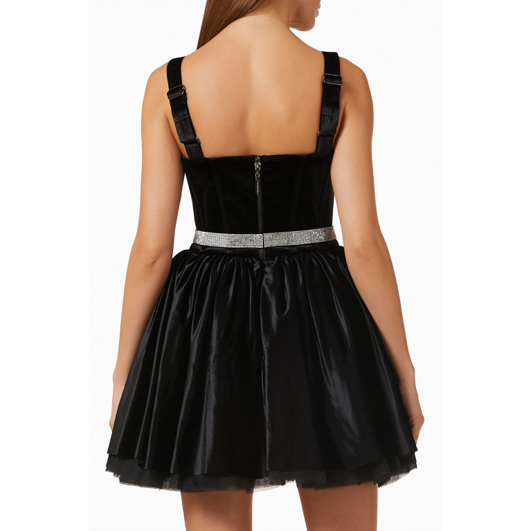Bronx and Banco - Mademoiselle Mini Dress in Velvet