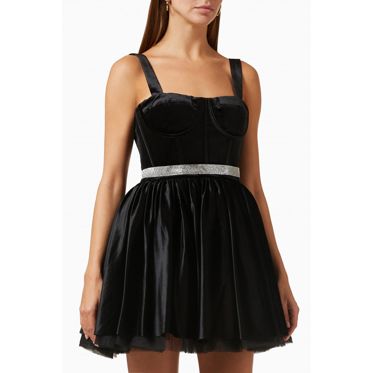 Bronx and Banco - Mademoiselle Mini Dress in Velvet