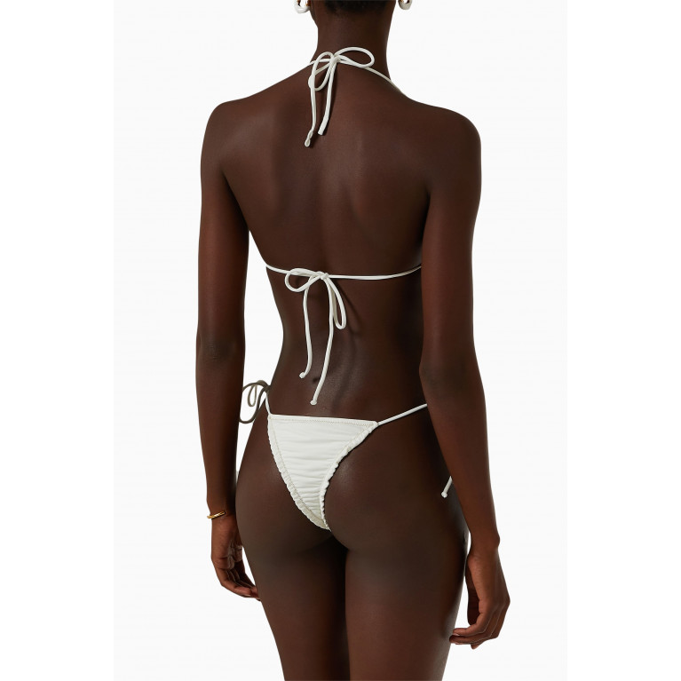 Reina Olga - Concetta Bikini Set in Nylon White