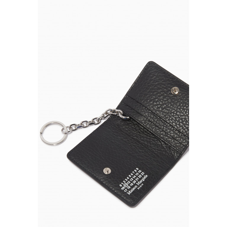 Maison Margiela - Icons Bi-fold Cardholder in Grainy Leather
