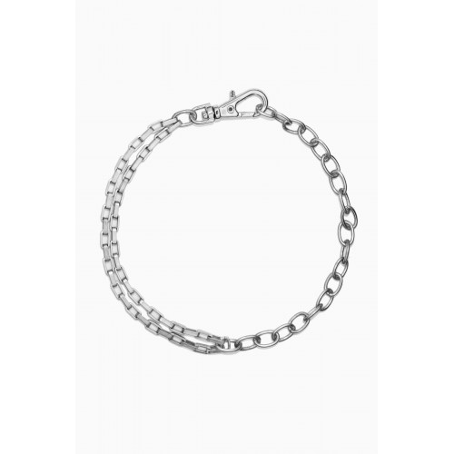 The Monotype - The Elio Bracelet in Silver Plating
