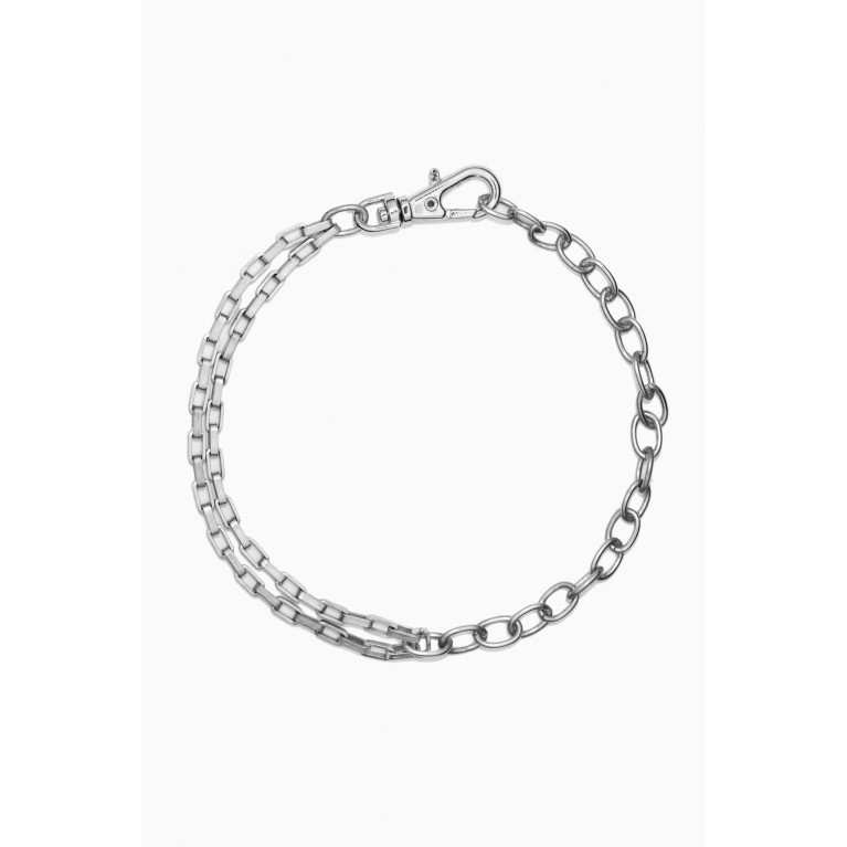 The Monotype - The Elio Bracelet in Silver Plating