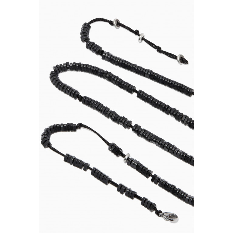 The Monotype - The Eric Beaded Necklace in Cord
