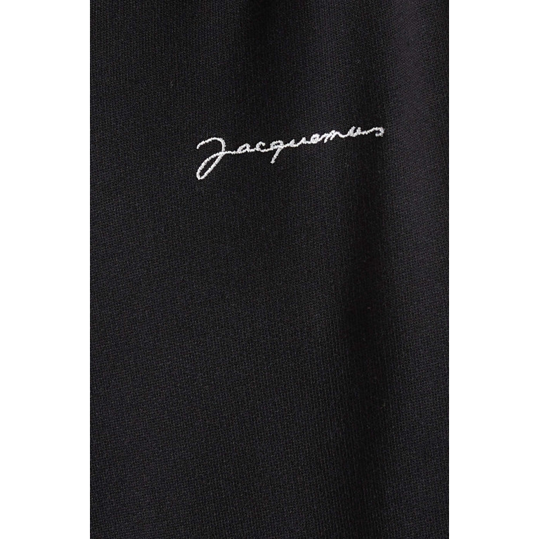 Jacquemus - Embroidered Logo Hoodie in Organic Cotton
