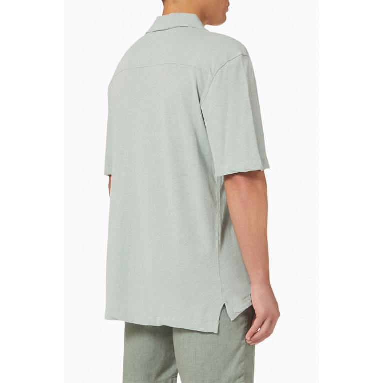Frescobol Carioca - Angelo Shirt in Linen Jersey